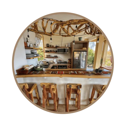 Ícono de cocina totalmente equipada en Casa La Vista Mazunte